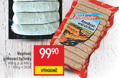 Vepřové grilovací tyčinky Böklunder