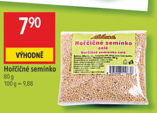 Koření Hořčičné semínko Alibona