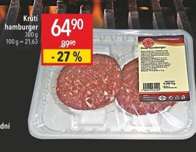 Krůtí hamburger