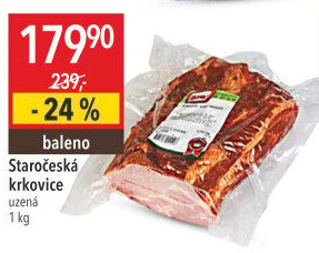Staročeská krkovice uzená Bivoj