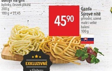 Sýrové nitě Gazda