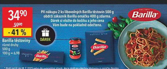Těstoviny Barilla