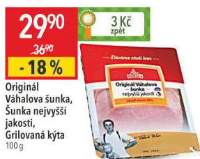 Váhalova šunka originál nejvyšší jakosti Váhala
