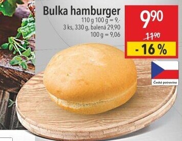 Bulka na hamburger
