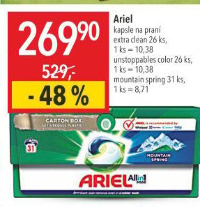 Prací kapsle All in 1 Ariel