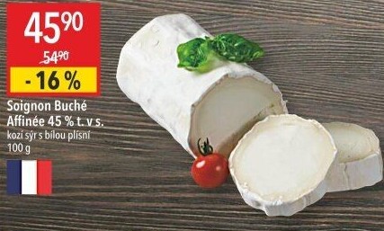 Sýr Buche affinée 45% Soignon