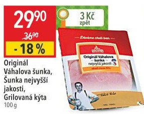Váhalova šunka originál nejvyšší jakosti Váhala