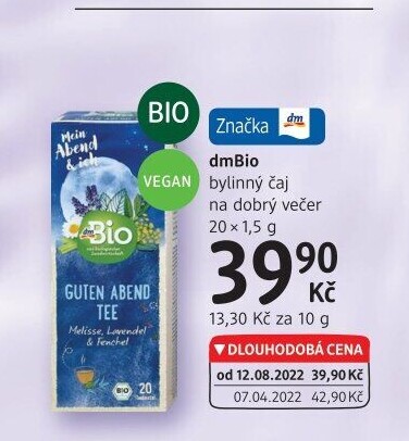 Bylinný čaj dm Bio