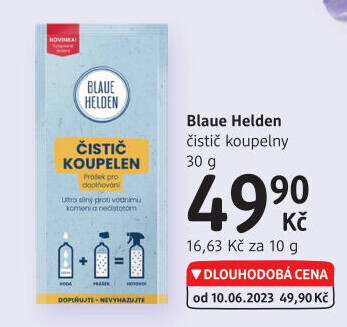 Čistič koupelny Blaue Helden
