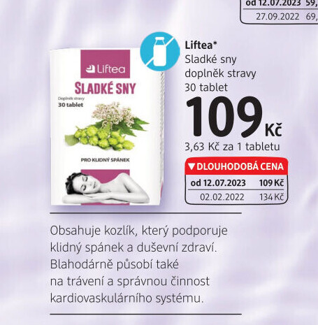 Doplněk stravy Sladké sny Liftea