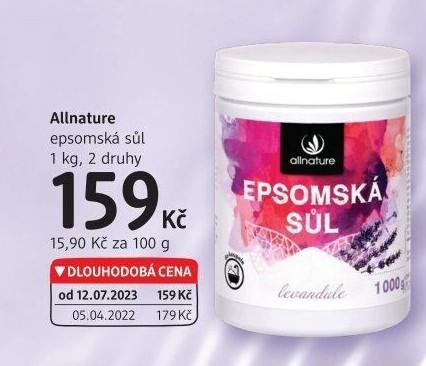 Epsomská sůl Allnature