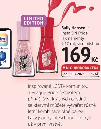 Lak na nehty Insta Dri Pride Sally Hansen