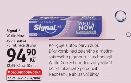 Pasta na zuby White Now Signal