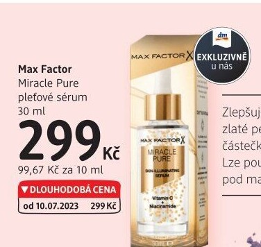 Pleťové sérum Miracle Pure Max Factor