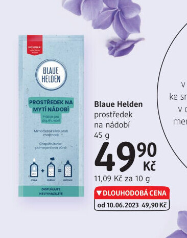 Prostředek na nádobí Blaue Helden