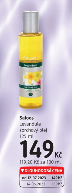 Sprchový olej Saloos