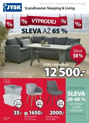 akční leták Jysk 12.7.2023-25.7.2023