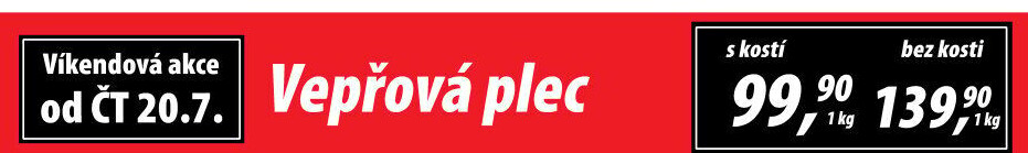 Vepřová plec s kostí