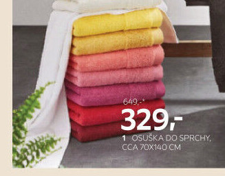 OSUŠKA DO SPRCHY