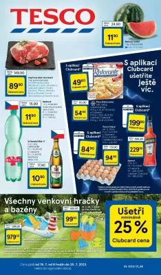 akční leták Tesco 19.7.2023-25.7.2023