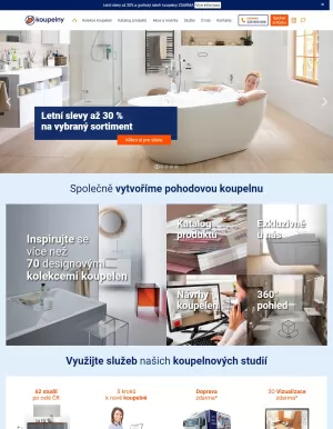akční leták KOUPELNY Ptáček 18.7.2023-24.7.2023