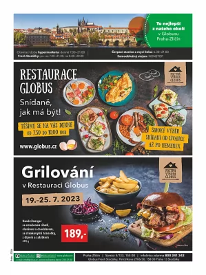 akční leták Globus 19.7.2023-25.7.2023