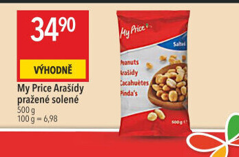Arašídy pražené My Price