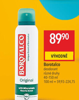 Deodorant sprej Borotalco