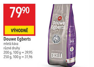 Mletá káva Excella Douwe Egberts