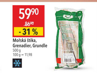 Mořská štika mražená Kimbex
