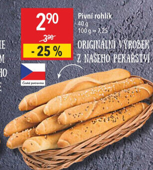 Pivní rohlík