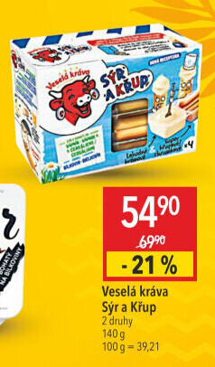 Sýr a křup Veselá kráva