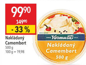 Sýr camembert nakládaný Varmuža