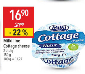 Sýr Cottage Milki line