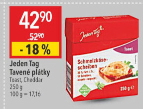 Sýr tavený plátky Jeden Tag