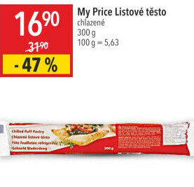 Těsto listové My Price