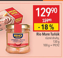 Tuňák filety v oleji Rio Mare