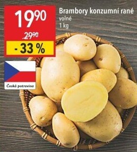 Brambory konzumní rané