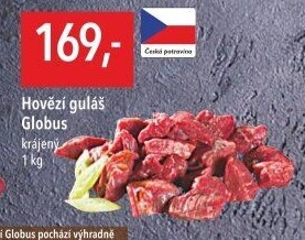 Hovězí maso na guláš Globus