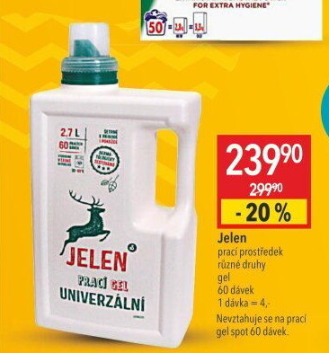 Prací gel Jelen