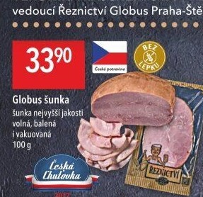 Šunka nejvyšší jakosti Globus