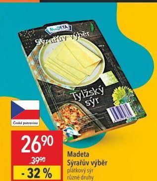 Sýr tylžský Sýrařův výběr Madeta