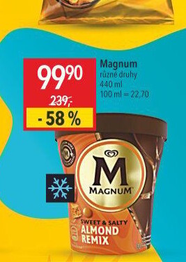 Zmrzlina v kelímku Magnum Algida