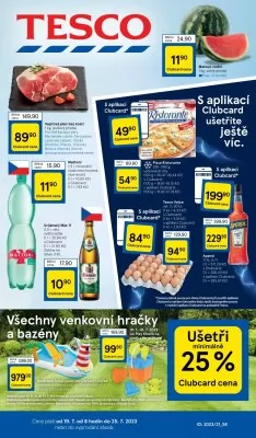 akční leták Tesco 19.7.2023-25.7.2023