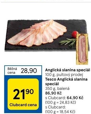 Anglická slanina speciál