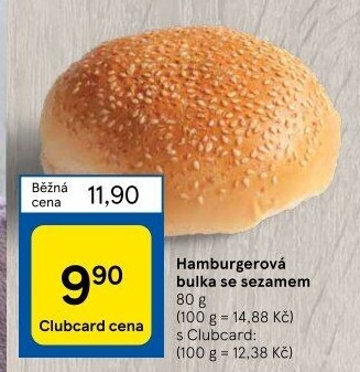 Bulka na hamburger