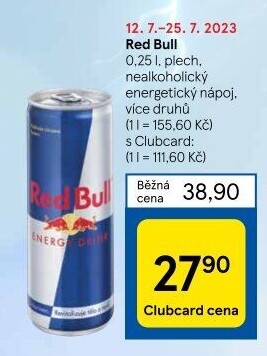 Energetický nápoj Red Bull