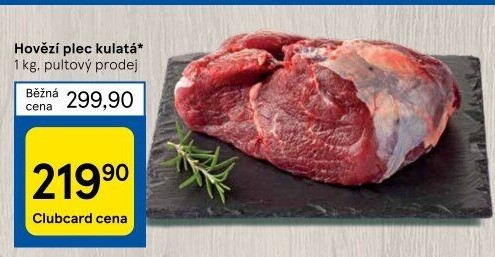 Hovězí plec kulatá - falešná svíčková