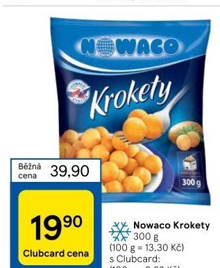 Krokety mražené Nowaco