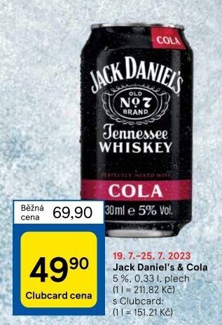 Míchaný nápoj Jack Daniel'